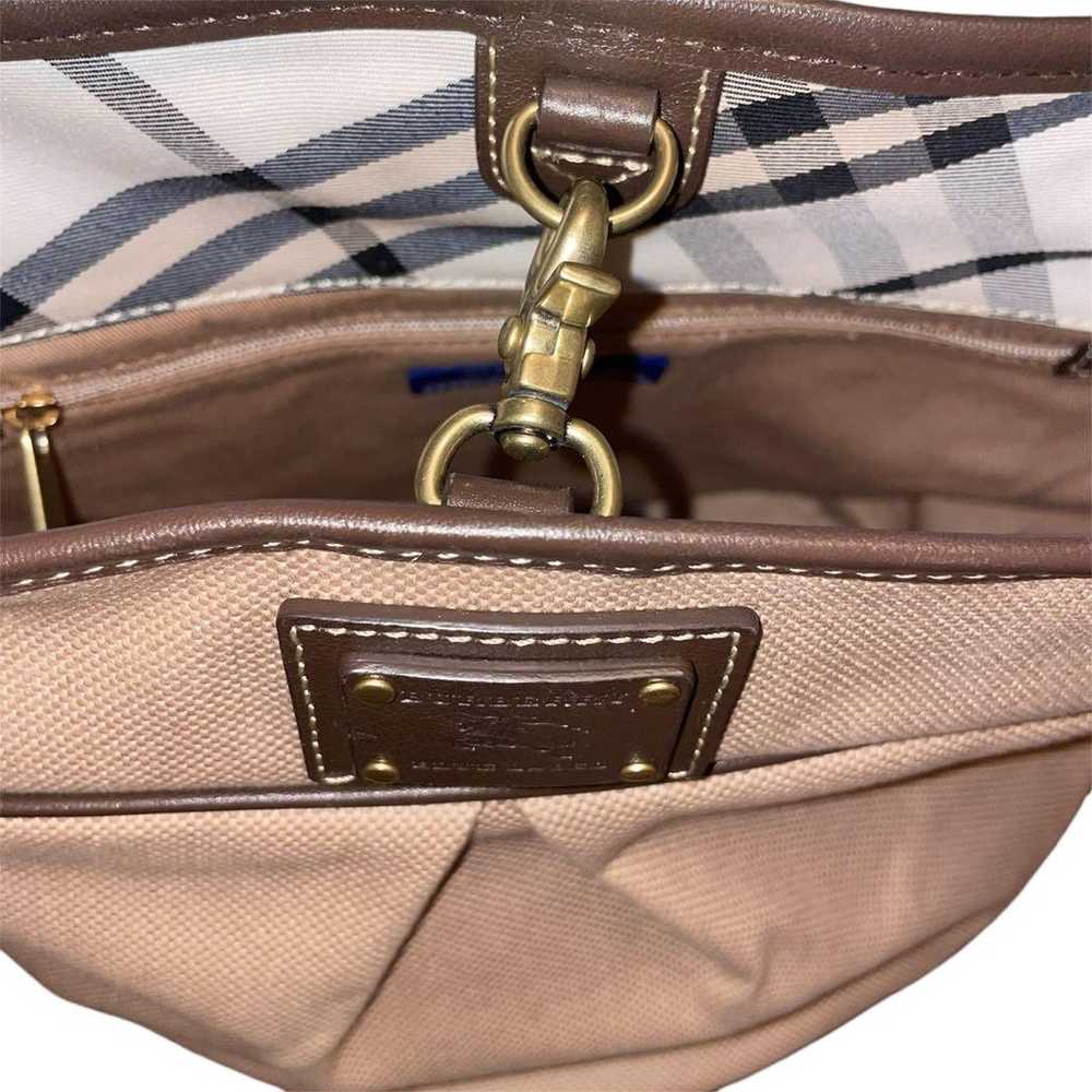 BURBERRY Burberry Blue Label Nova Check Tote Bag - image 12