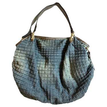 Vintage Retro Bejeweled Denim Y2K 90s Shoulder Bag