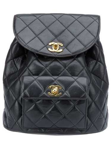 CHANEL Pre-Owned quilted backpack - Black