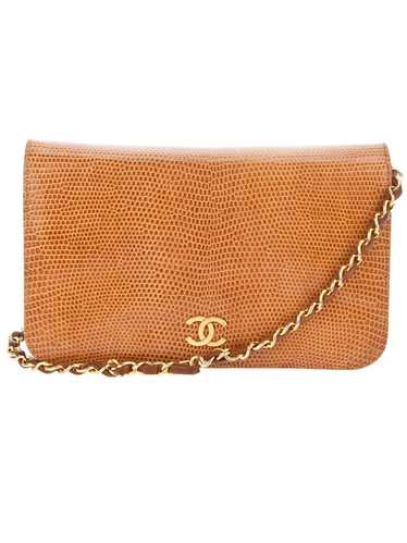 CHANEL Pre-Owned Lizard Skin Bag - Yellow