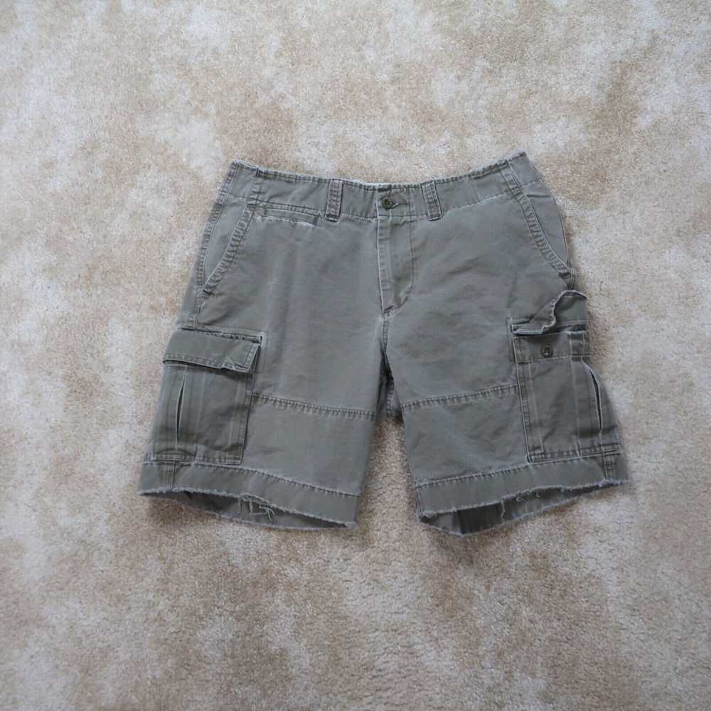 Gap Gap Cargo Shorts Men's 34 Brown Distressed co… - image 1