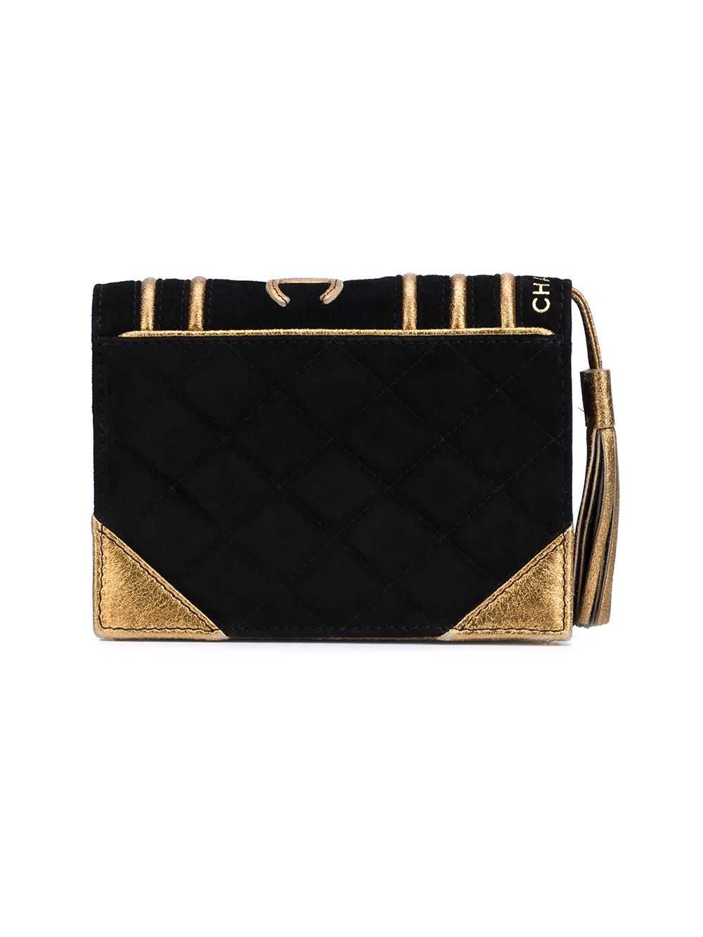 CHANEL Pre-Owned book clutch - Black - image 3