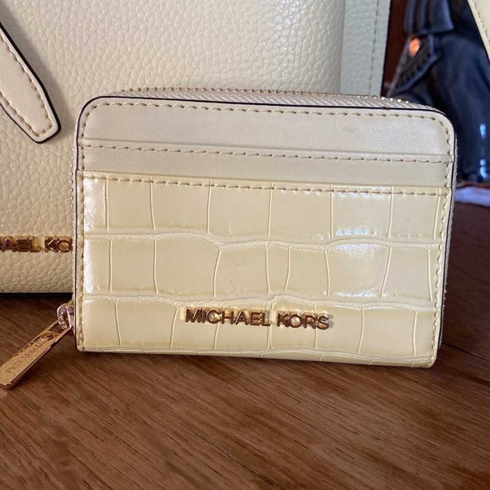 Michael Kors Emilia purse with matching wallet - image 2