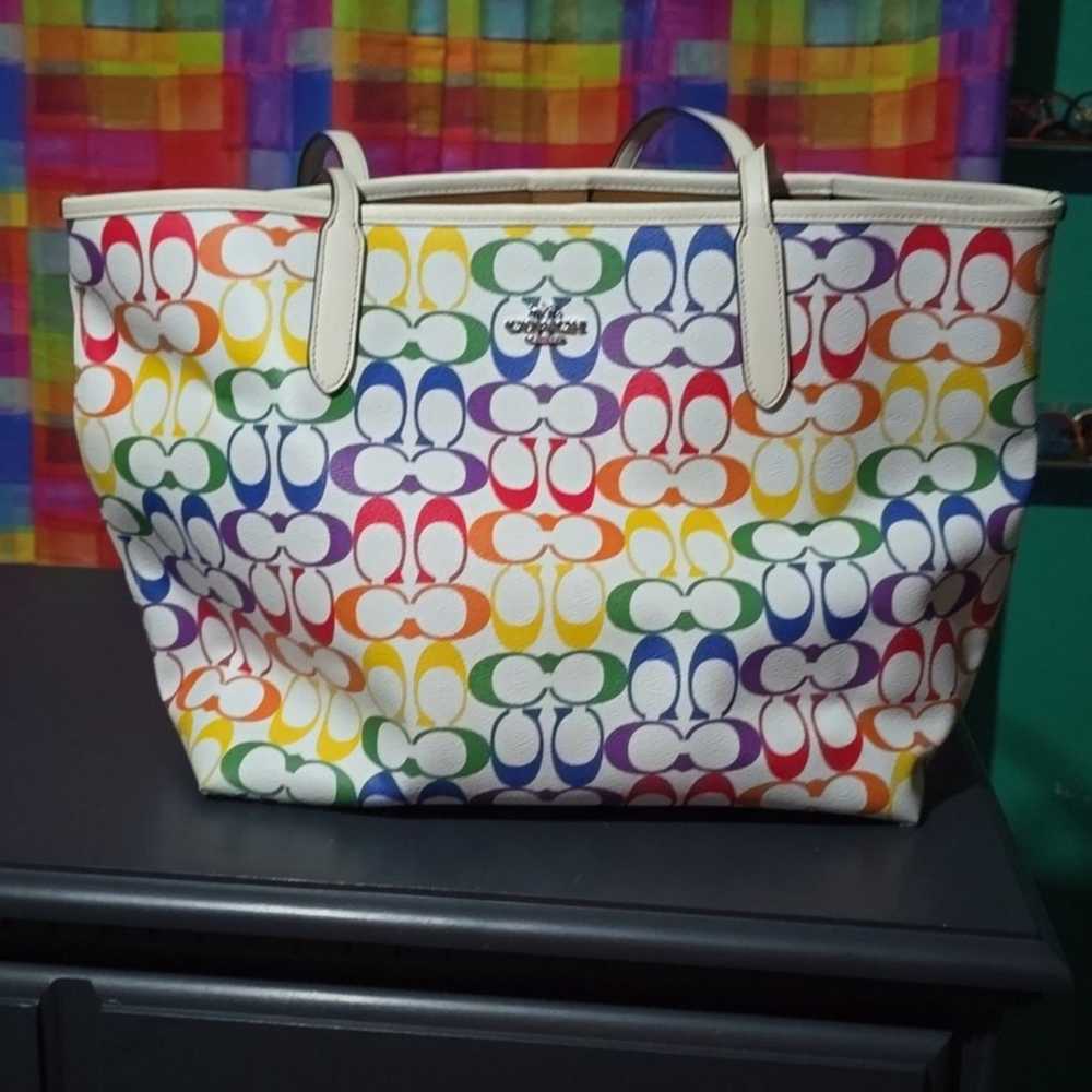 Coach pride tote bag - image 1