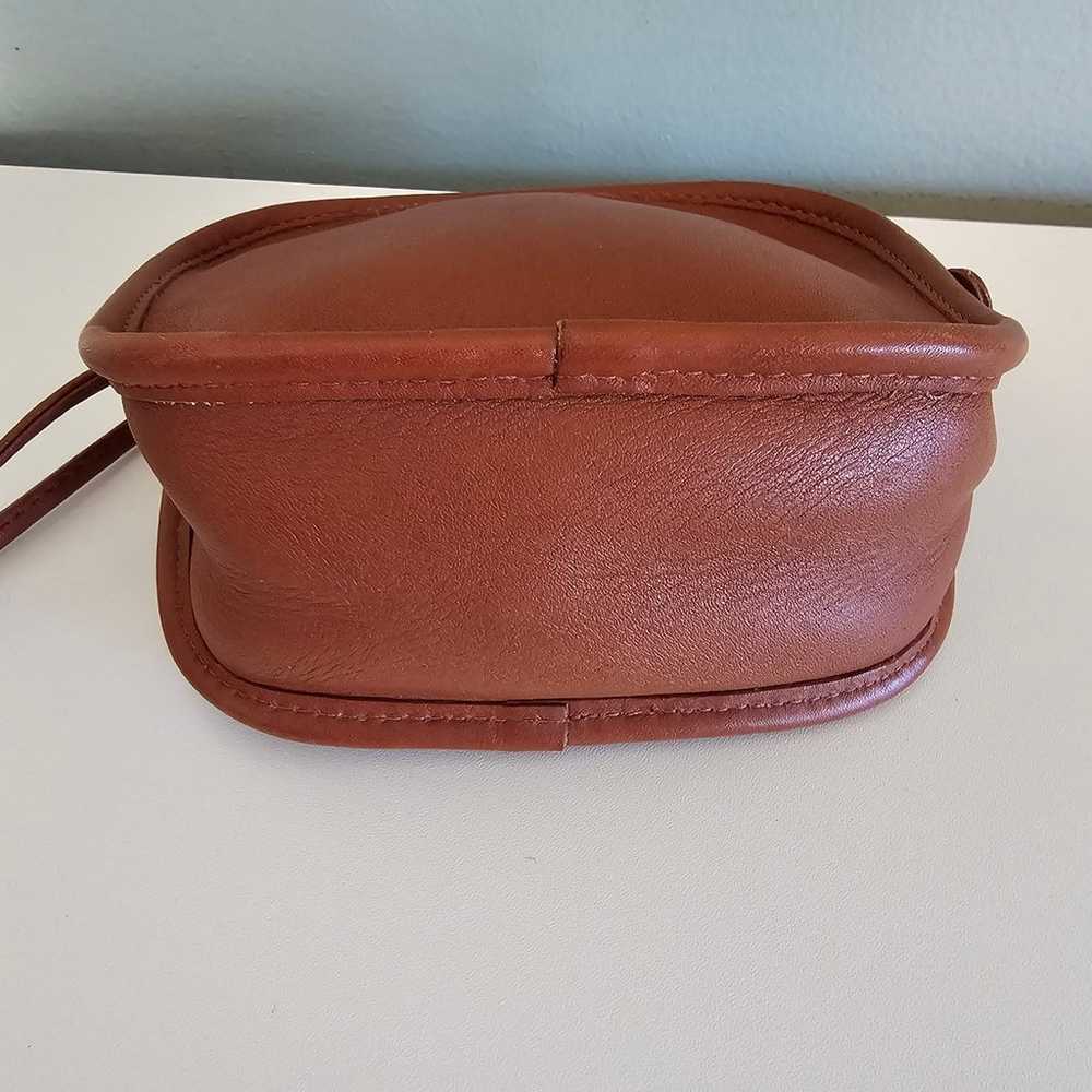 Vintage Coach Hadley British Tan Leather Mini Cro… - image 5