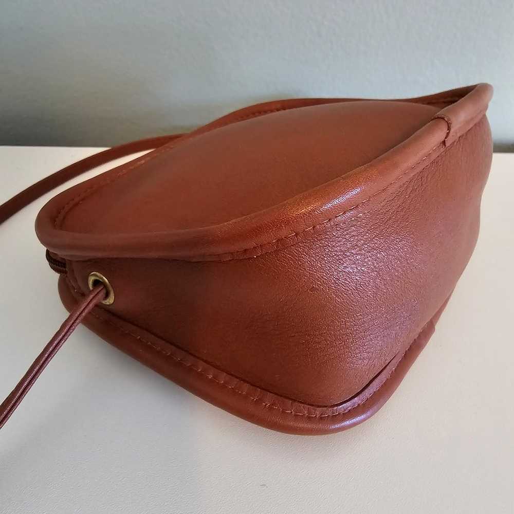 Vintage Coach Hadley British Tan Leather Mini Cro… - image 6