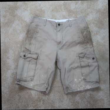 Levi's Mens Beige 30 Cargo Style Distressed Short… - image 1