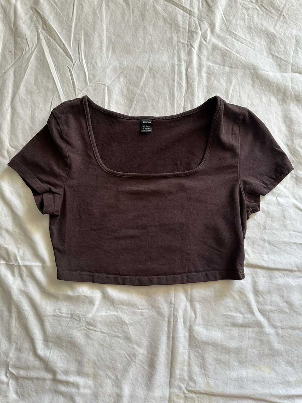 Shein SHEIN Brown Crop Top - image 1