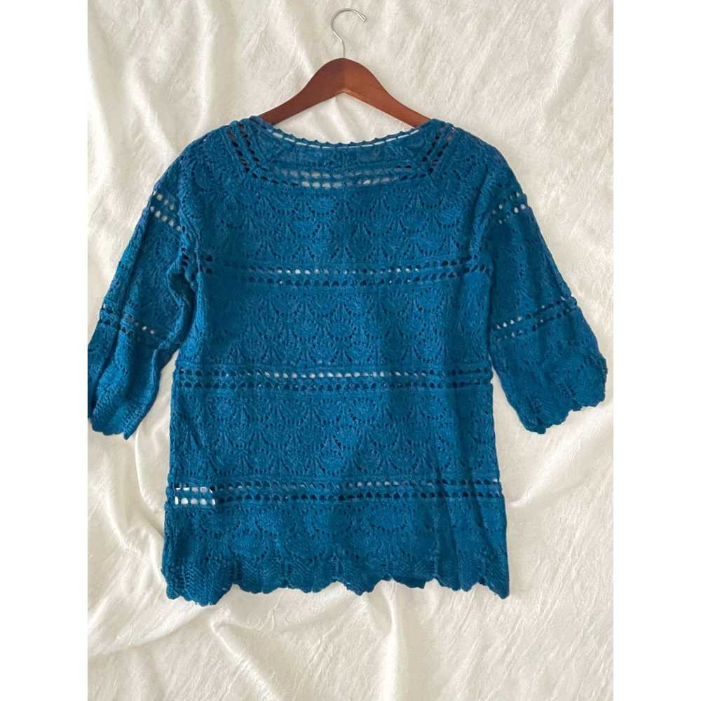 Lucky Brand Lucky Brand Women's Crochet Knit Top … - image 2