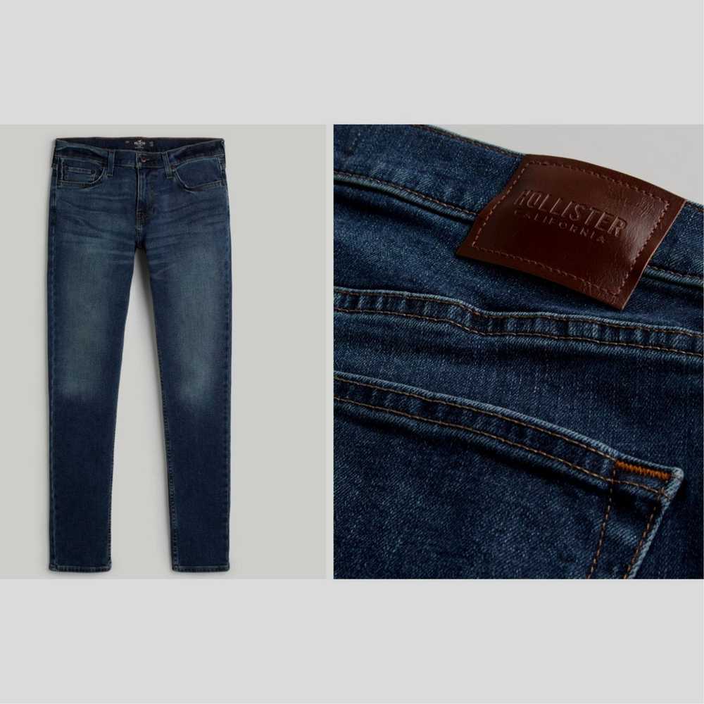 Hollister Skinny Hollister Flex Jeans Dark Wash J… - image 7