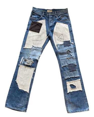 Japanese designer patchwork denim - Gem