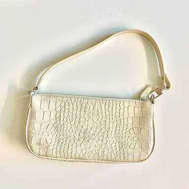 BY FAR Rachel Bag crocodile effect shoulder bag c… - image 1