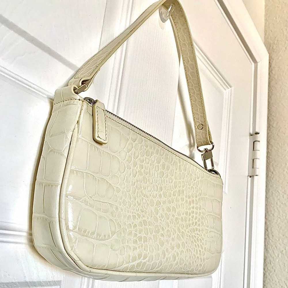 BY FAR Rachel Bag crocodile effect shoulder bag c… - image 6