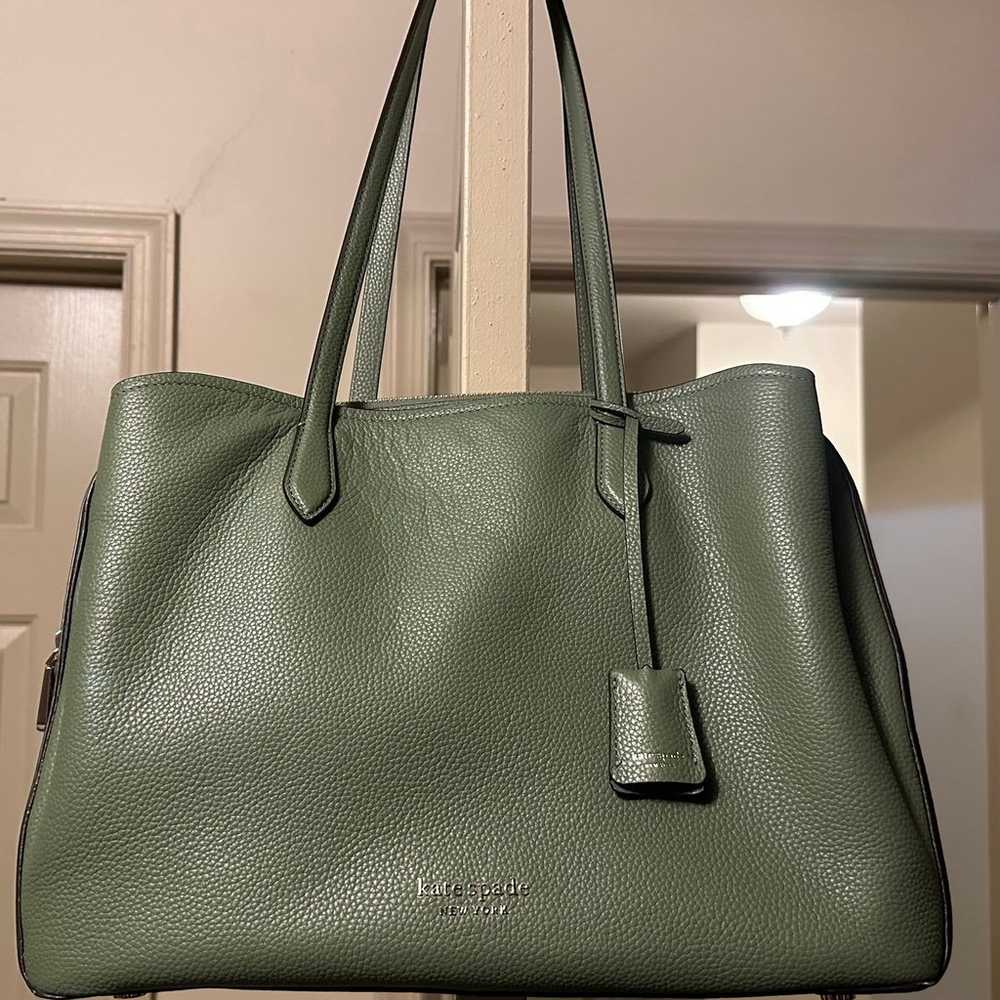 Green Tote & matching Wallet. - image 2