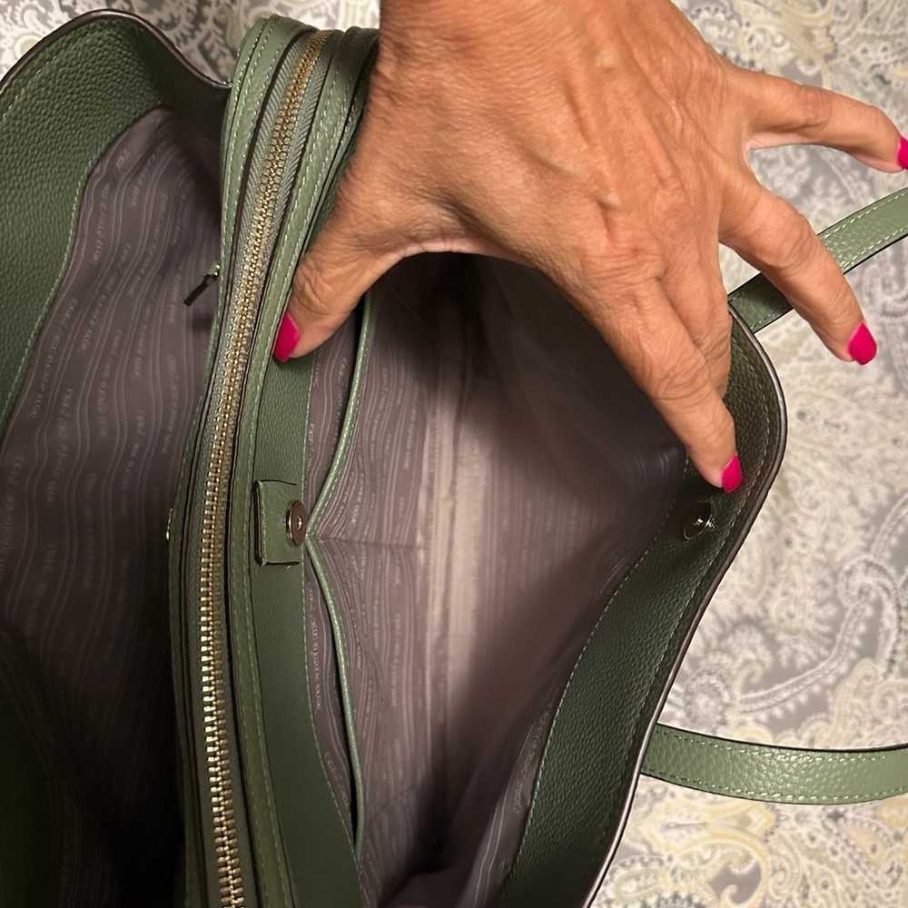 Green Tote & matching Wallet. - image 5