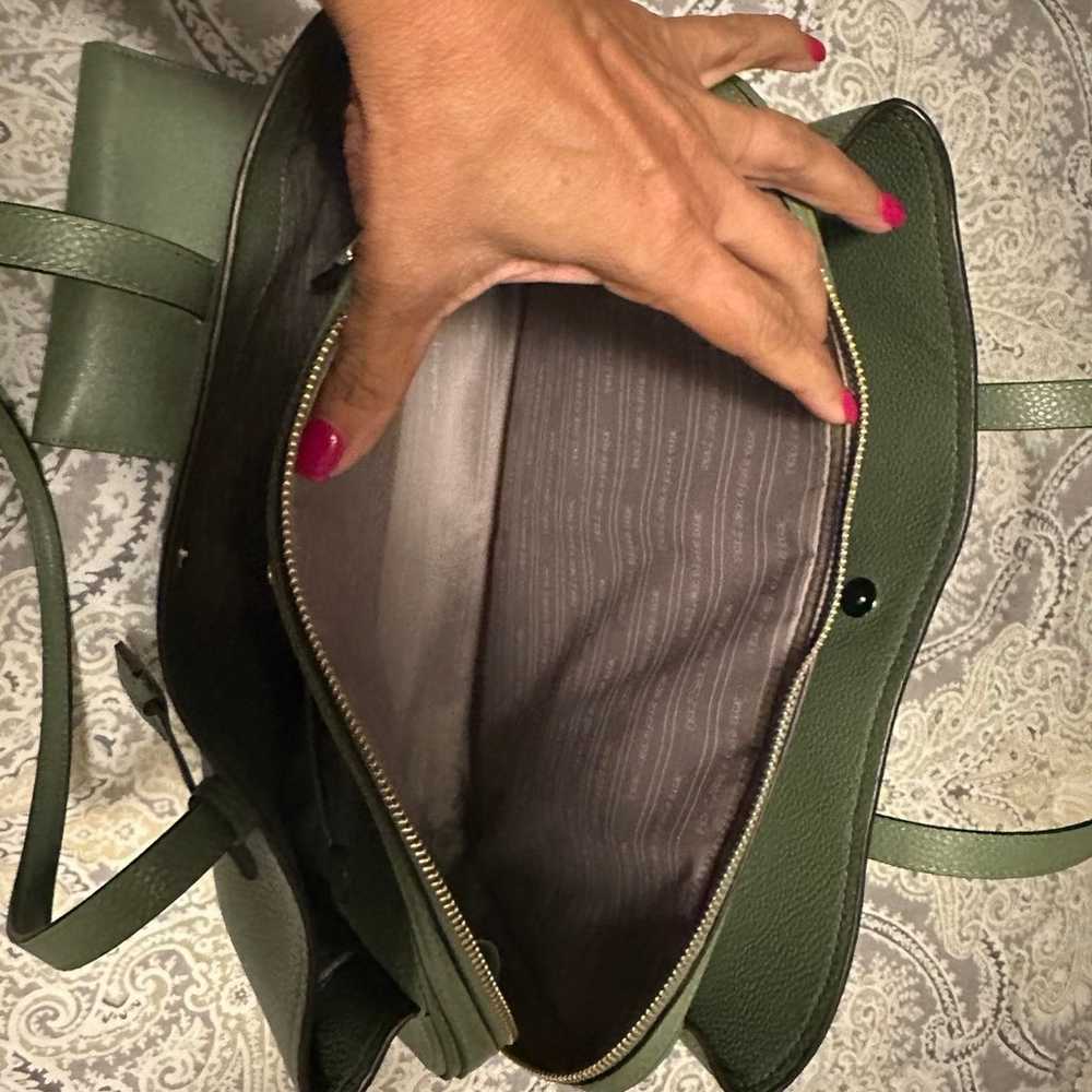 Green Tote & matching Wallet. - image 6