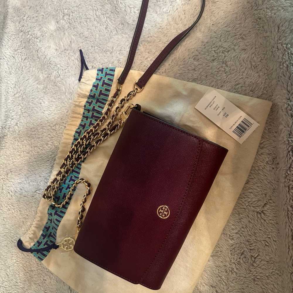 tory burch robinson chain wallet/small Shoulder P… - image 1