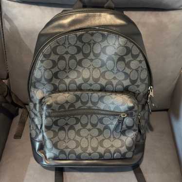 *Authentic* Black Monogram Coach Backpack!! Gentl… - image 1