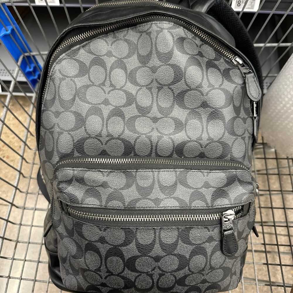 *Authentic* Black Monogram Coach Backpack!! Gentl… - image 2