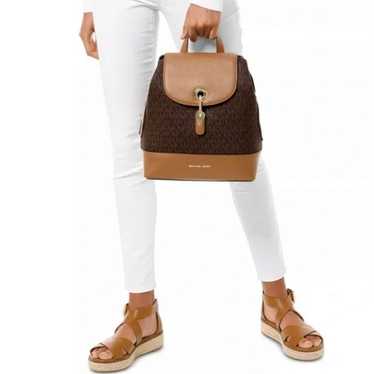 micheal kors brown backpack