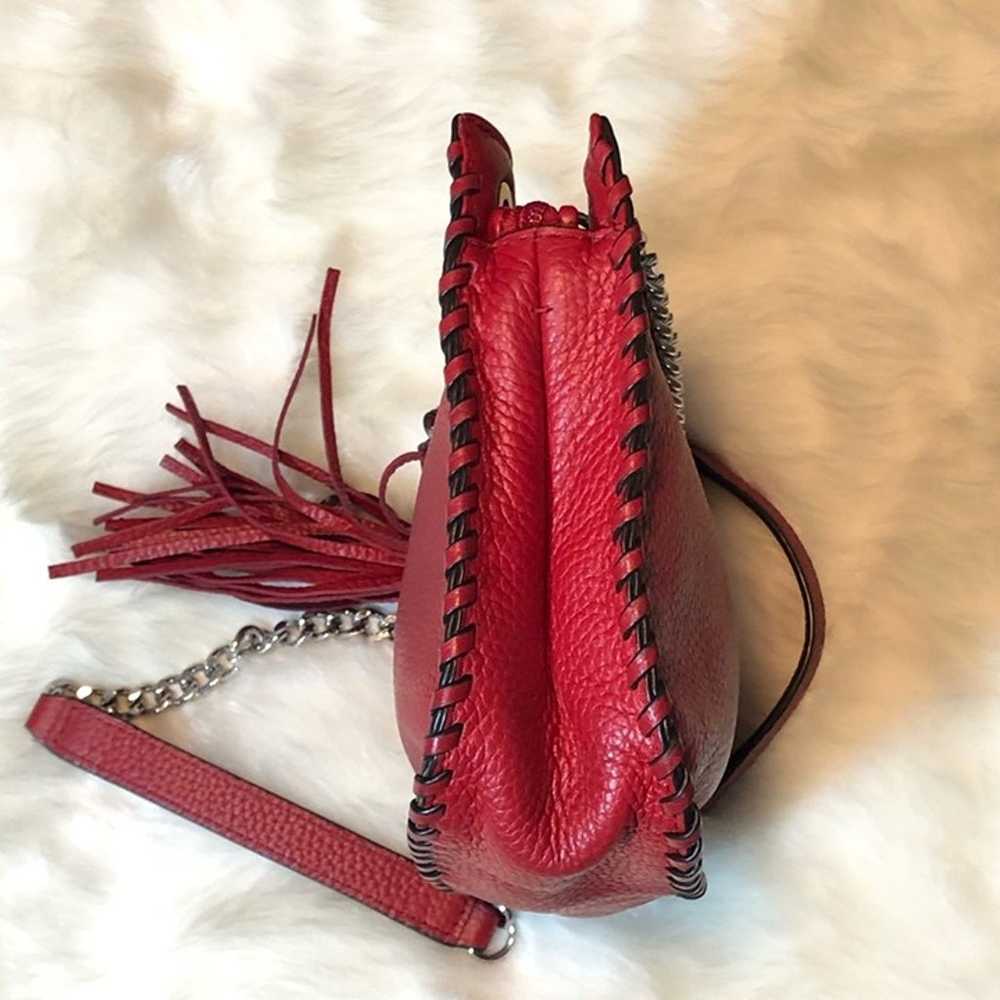 Michael Kors Red Chain Whipped Chelsea Messenger … - image 7