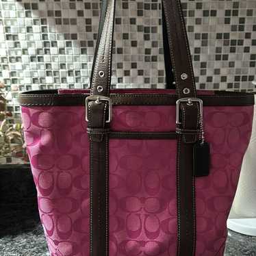 Pink Coach handbag