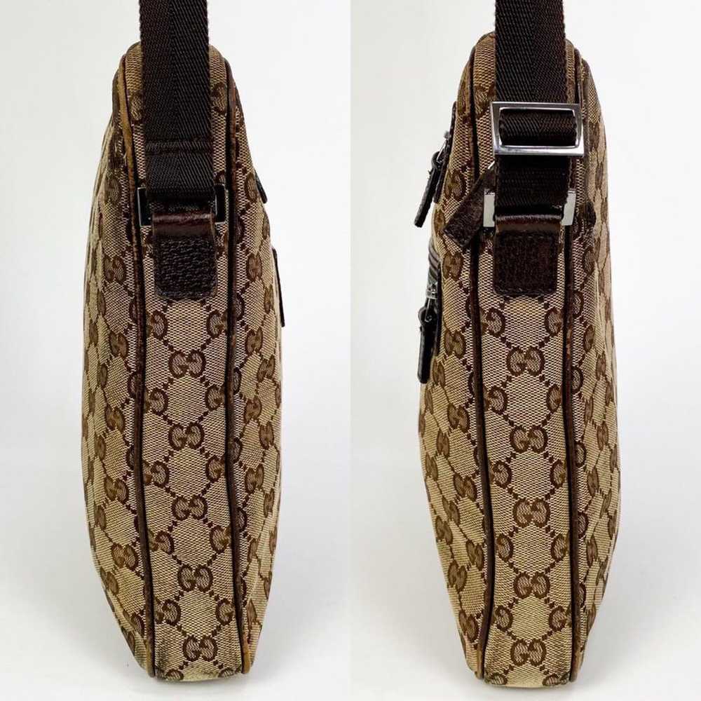 GUCCI Shoulder Bag Crossbody GG Canvas Beige - image 4