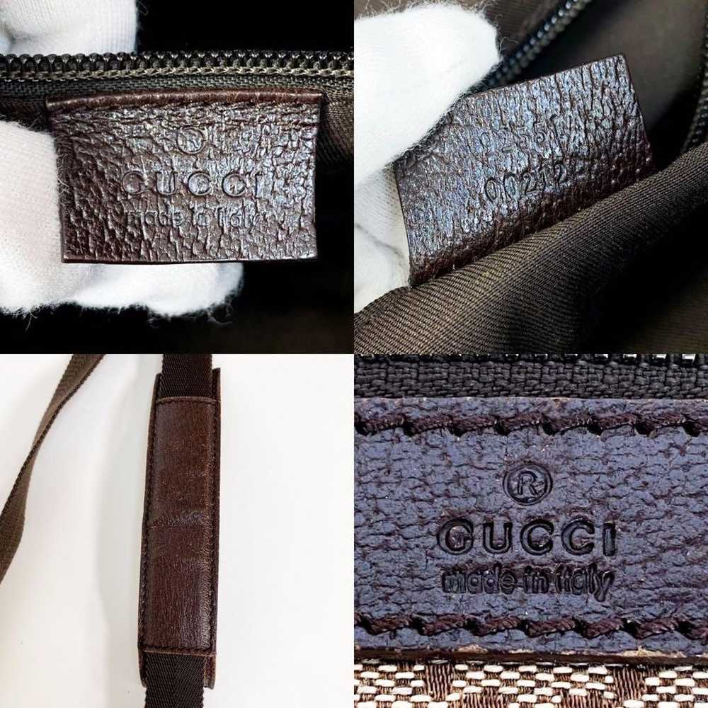 GUCCI Shoulder Bag Crossbody GG Canvas Beige - image 9