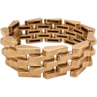 Retro 14K Yellow Gold Bracelet