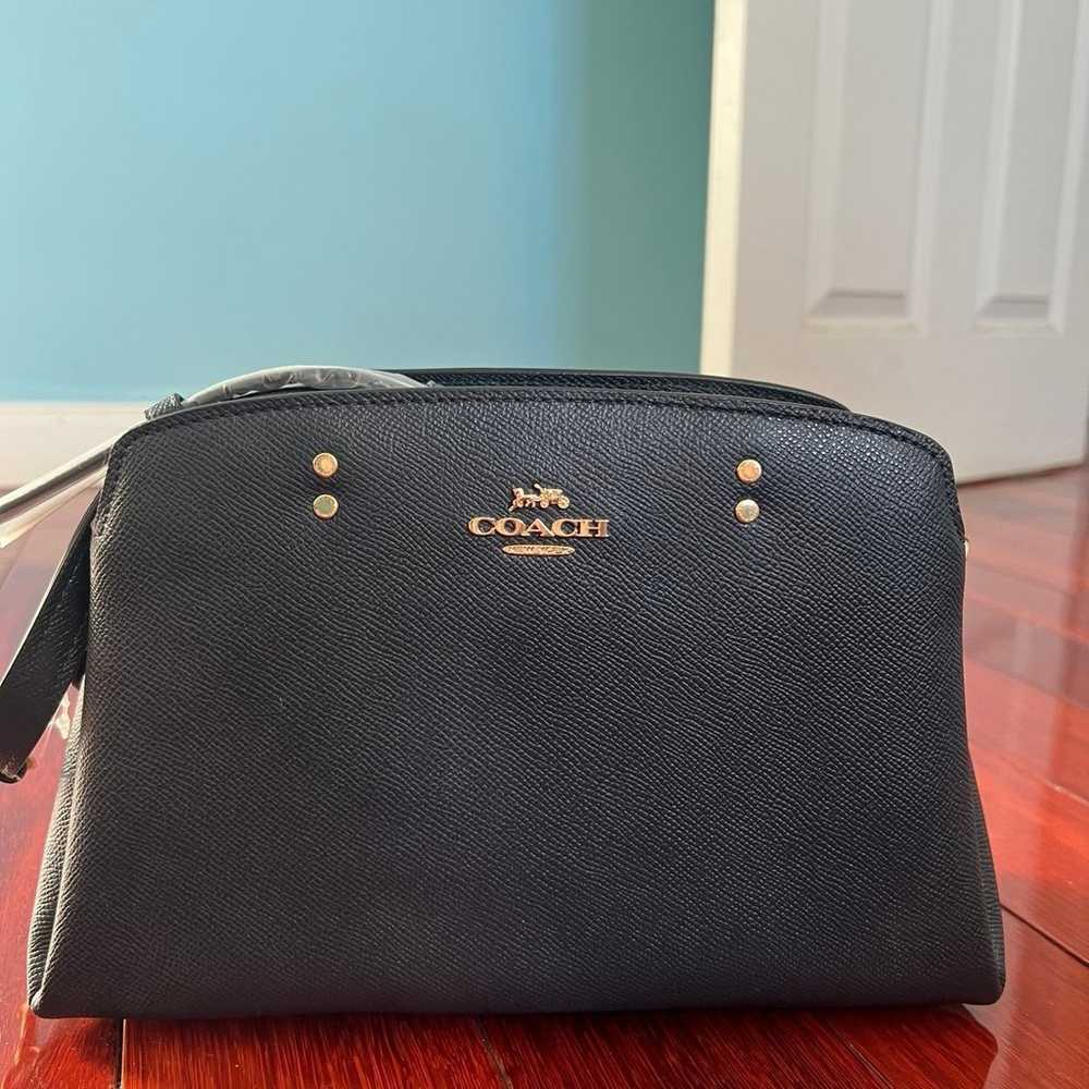 NWOT Coach Lillie Carryall Black - image 4