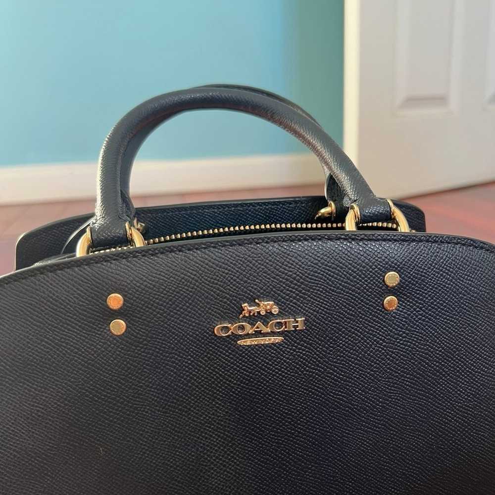 NWOT Coach Lillie Carryall Black - image 7