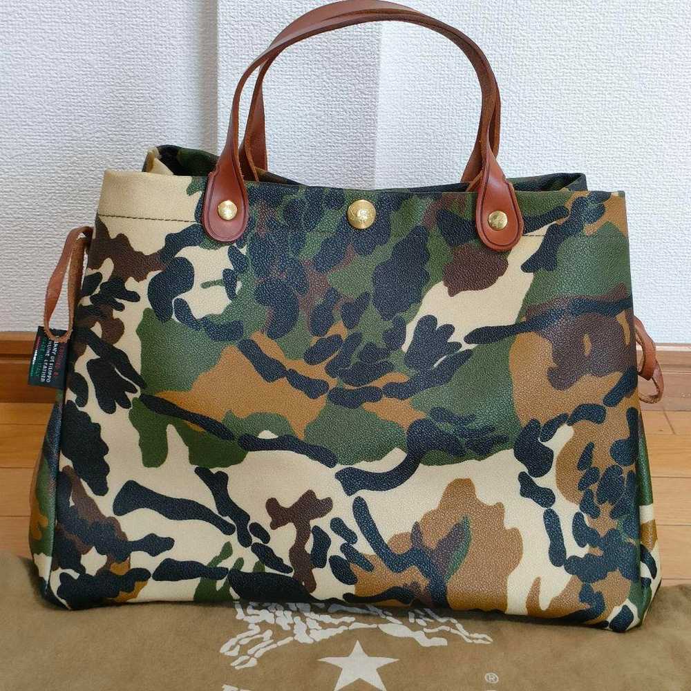 【Rare】IL BISONTE camouflage bag - image 1