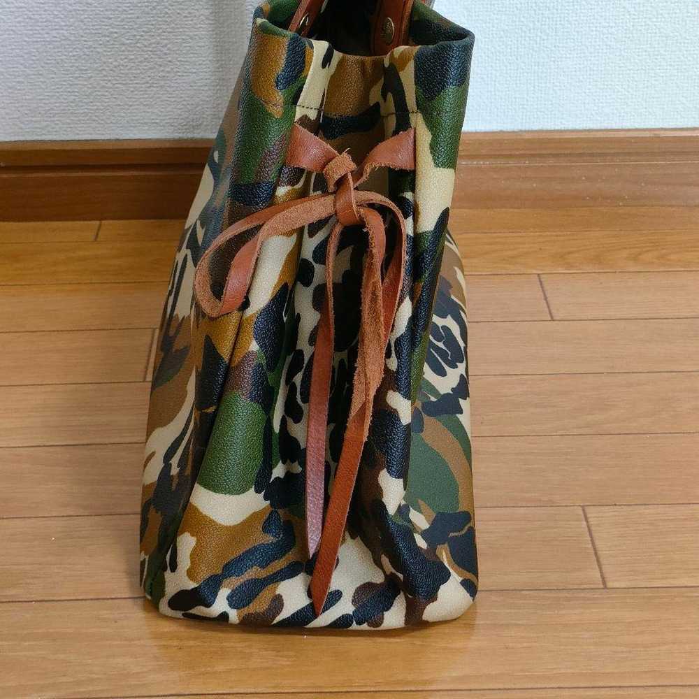 【Rare】IL BISONTE camouflage bag - image 6