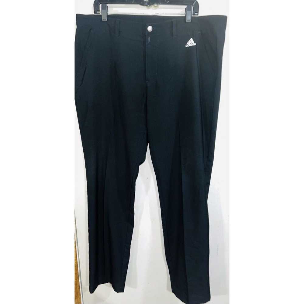 Adidas Adidas Golf Pants Black Polyester Size 38 … - image 1