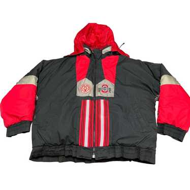 Pro Player Ohio State Buckeyes Reversible Puffer J