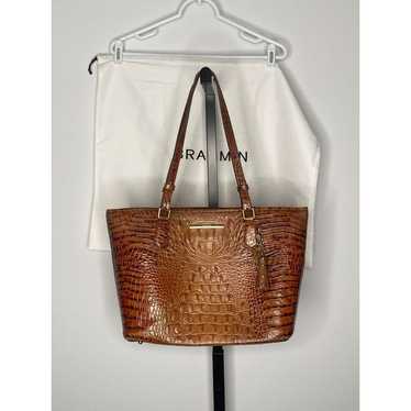 Brahmin Asher dark rum brown Melbourne collection… - image 1