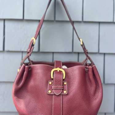 DOONEY & BOURKE Burgundy Leather Alto Belvedere H… - image 1