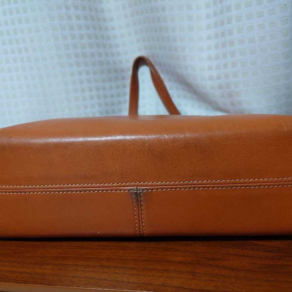 Tsuchiya Bag "Nature" Natural Leather Tote Bag Br… - image 10