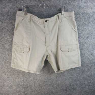 Vintage REI Cargo Shorts Men's 40 Khaki Tan Solid… - image 1