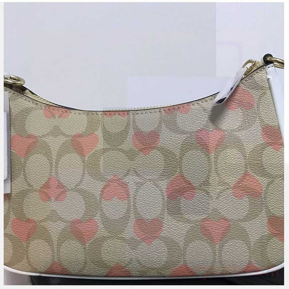 Coach Teri Shoulder Bag In Signature Canvas With … - image 2