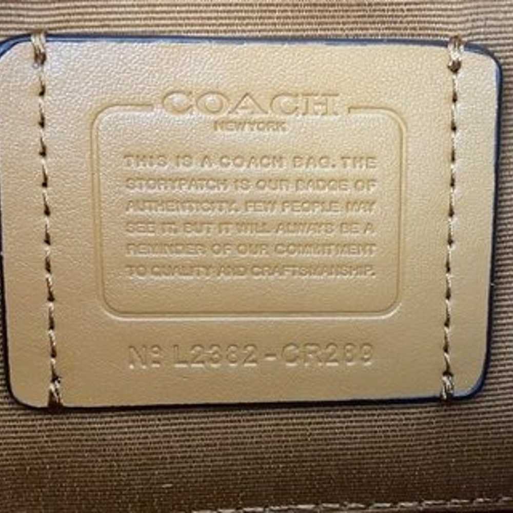 Coach Teri Shoulder Bag In Signature Canvas With … - image 7