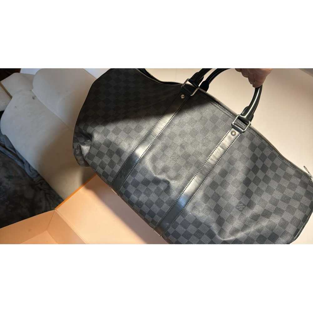 Louis Vuitton Keepall cloth travel bag - image 3