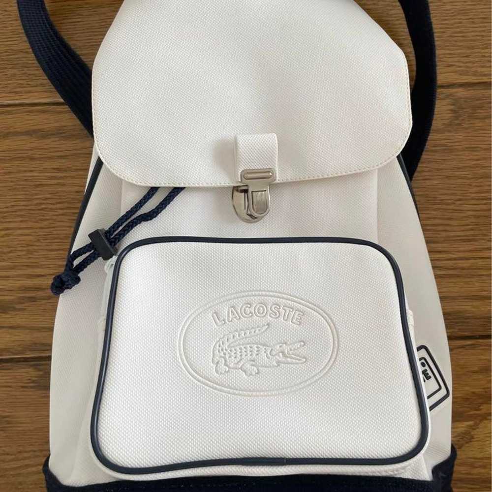 Lacoste / Backpack / White x Dark Navy - image 1