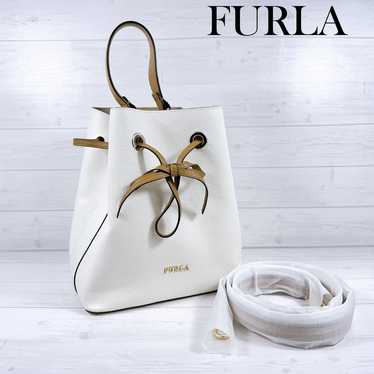 FURLA Costanza Drawstring Shoulder Bag Handbag