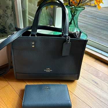 COACH handbag and wallet - image 1