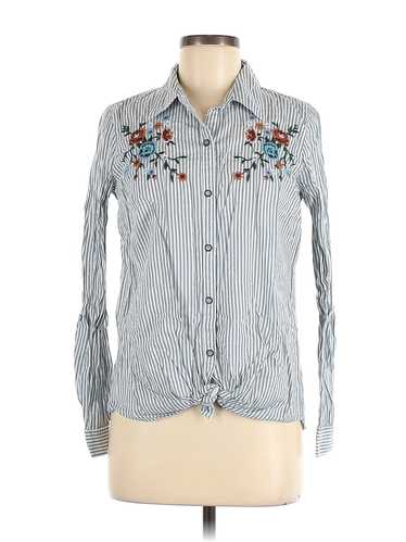 Westport Women Blue Long Sleeve Blouse M