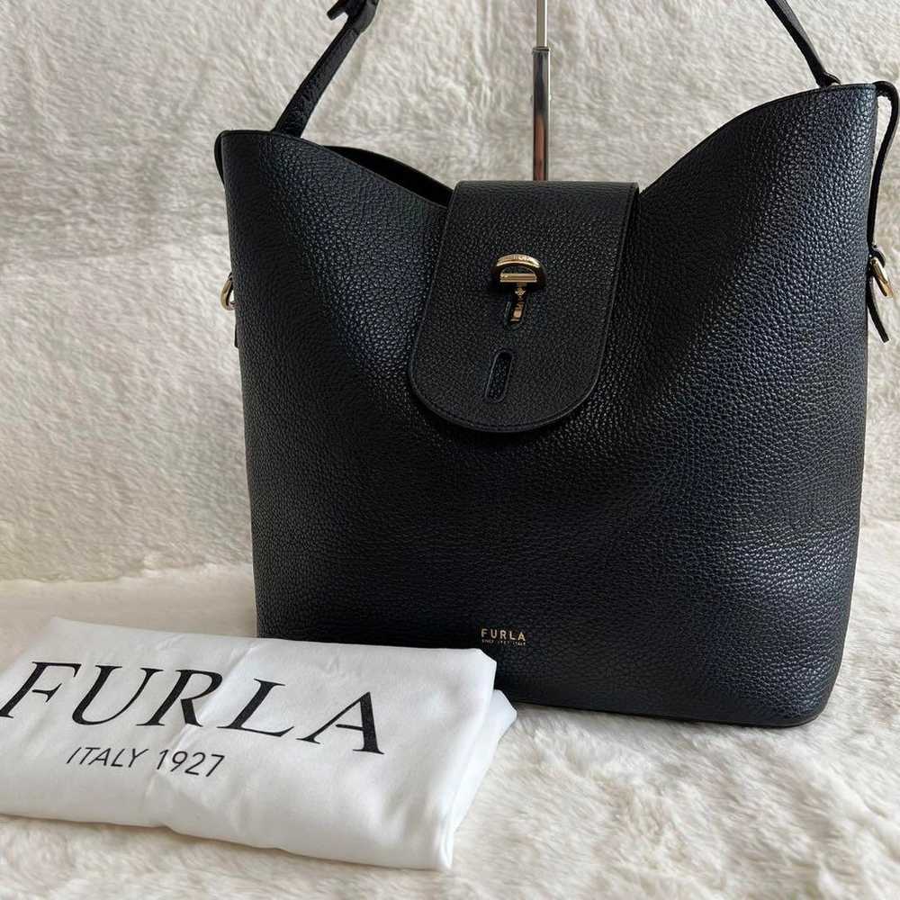 【Excellent Condition】Furla✨️Net Hobo One-Shoulder… - image 1