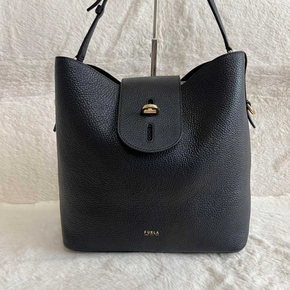 【Excellent Condition】Furla✨️Net Hobo One-Shoulder… - image 2