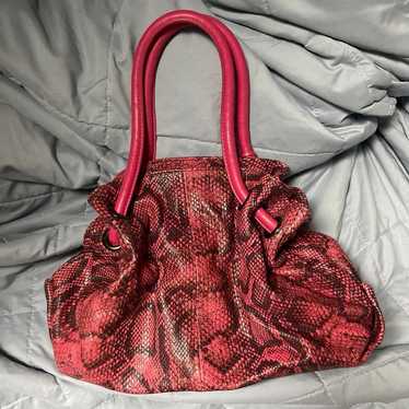 Furla Genuine Leather Pink Crocodile Bag - image 1