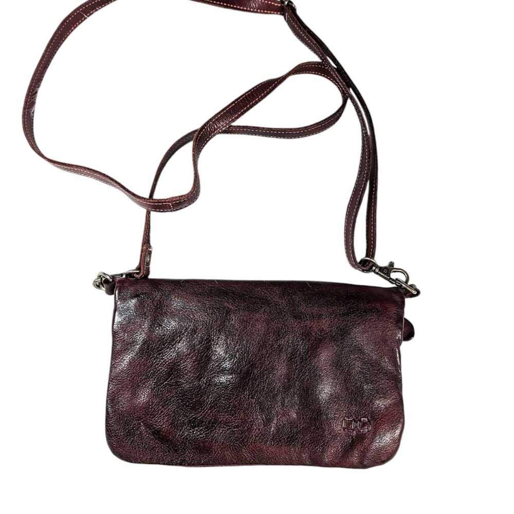 Bed Stu Distressed Leather Cadence Crossbody Bag … - image 1